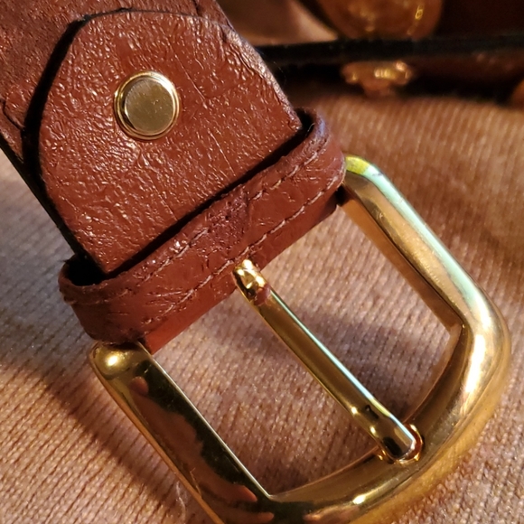 CODE AZURE leather belt size 32 NEW no tag - Picture 2 of 8